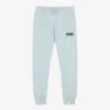 KENZO KIDS Teen Boys Pale Blue Cotton Logo Joggers -Boss Sale Store kenzo kids teen boys pale blue cotton logo joggers 502178 c18e1d64e28c2945f841e85300aa4b0cf80fff00