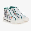 KENZO KIDS Teen Boys White Bamboo High-Top Trainers -Boss Sale Store kenzo kids teen boys white bamboo high top trainers 500511 fa60146c95f8d0b52b899e2cd7f2a6410cf6c6b8
