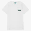 KENZO KIDS Teen Boys White Cotton Logo T-Shirt