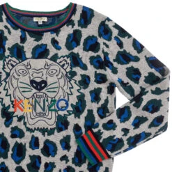 KENZO KIDS Teen Grey Knitted Sweater -Boss Sale Store kenzo kids teen grey knitted sweater 302451 50da18fc888e084b6ddf60c7d09d1427d7ec697e