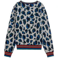 KENZO KIDS Teen Grey Knitted Sweater -Boss Sale Store kenzo kids teen grey knitted sweater 302451 b045f804d5a8751507c9815b3f1bce99c9fb72a8