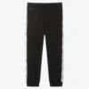 Lacoste Teen Black Logo Tape Joggers