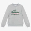 Lacoste Teen Boys Grey Logo Sweatshirt -Boss Sale Store lacoste teen boys grey logo sweatshirt 512531 c903f3f44fe668f435f6173bac6b7dd017f2ba60
