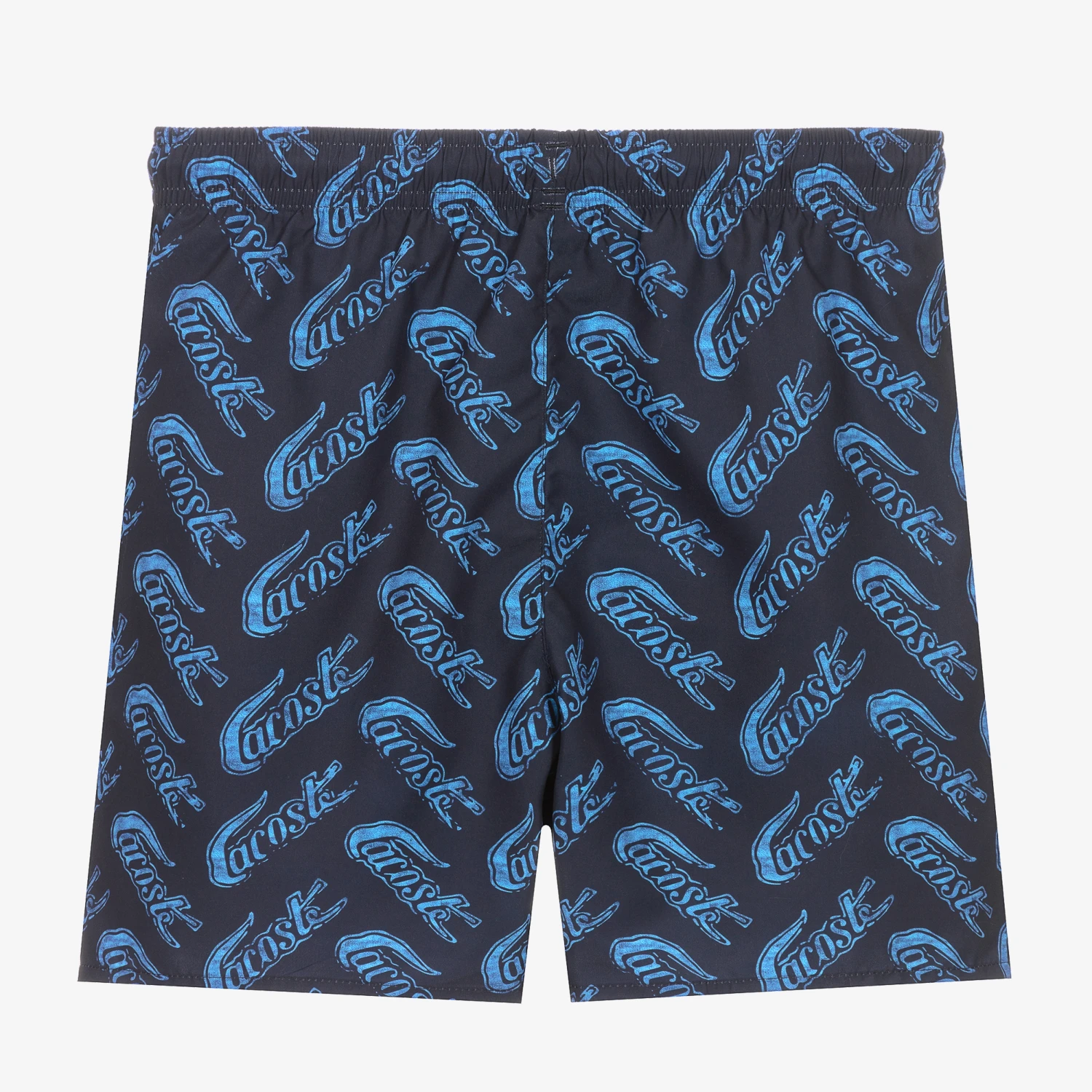 Lacoste Teen Boys Navy Blue Logo Swim Shorts 4 Lacoste Teen Boys Navy Blue Logo Swim Shorts - Image 2