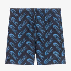 Lacoste Teen Boys Navy Blue Logo Swim Shorts