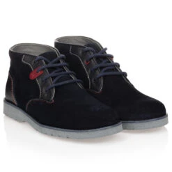 Mayoral Teen Blue Leather Boots