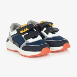 Mayoral Teen Boys Blue Faux Leather Trainers