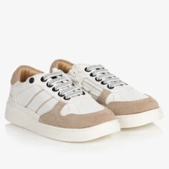 Mayoral Teen White & Beige Trainers