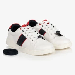 Mayoral Teen White & Blue Trainers