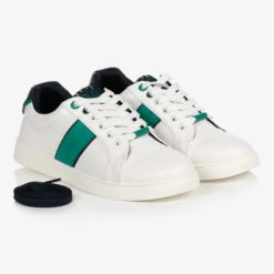 Mayoral Teen White & Green Trainers