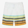 Missoni Teen Boys White Zigzag Print Swim Shorts -Boss Sale Store missoni teen boys white zigzag print swim shorts 490079 d554cfbebb7b39137f6abf8a08aa1fa5884152ff
