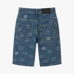 Molo Teen Blue Happy Face Denim Shorts -Boss Sale Store molo teen blue happy face denim shorts 482087 c2b3b16954f1eba4e51167d9958039501a6be509