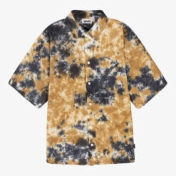 Molo Teen Boys Beige Tie-Dye Shirt
