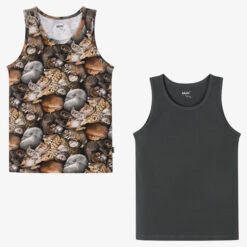 Molo Teen Boys Cotton Vests (2 Pack)