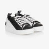 Moschino Kid-Teen Teen Black & Ivory Trainers -Boss Sale Store moschino teen black ivory trainers 425361 56d166e803413345528b14754f11bae6481d10a4