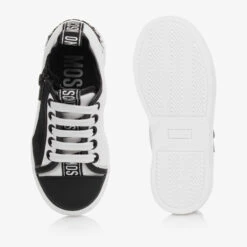 Moschino Kid-Teen Teen Black & Ivory Trainers 7 Moschino Kid-Teen Teen Black & Ivory Trainers -Boss Sale Store moschino teen black ivory trainers 425361 adae57b48324983fa8113cef33f84d802cdd7d74