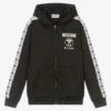 Moschino Kid-Teen Teen Black Logo Zip-Up Top -Boss Sale Store moschino teen black logo zip up top 476363 e8af1e5ffb8699bcd34479803bc303e23116d4ff