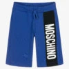 Moschino Kid-Teen Teen Blue Logo Shorts -Boss Sale Store moschino teen blue logo shorts 442956 06c89392efd6de9fff0fe621fd31cde4f82a7817