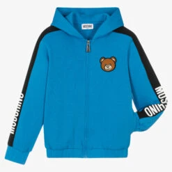 Moschino Kid-Teen Teen Blue Logo Tape Tracksuit -Boss Sale Store moschino teen blue logo tape tracksuit 476468 f86c4b4c4efe82169fef7e83f31866f9e719f285