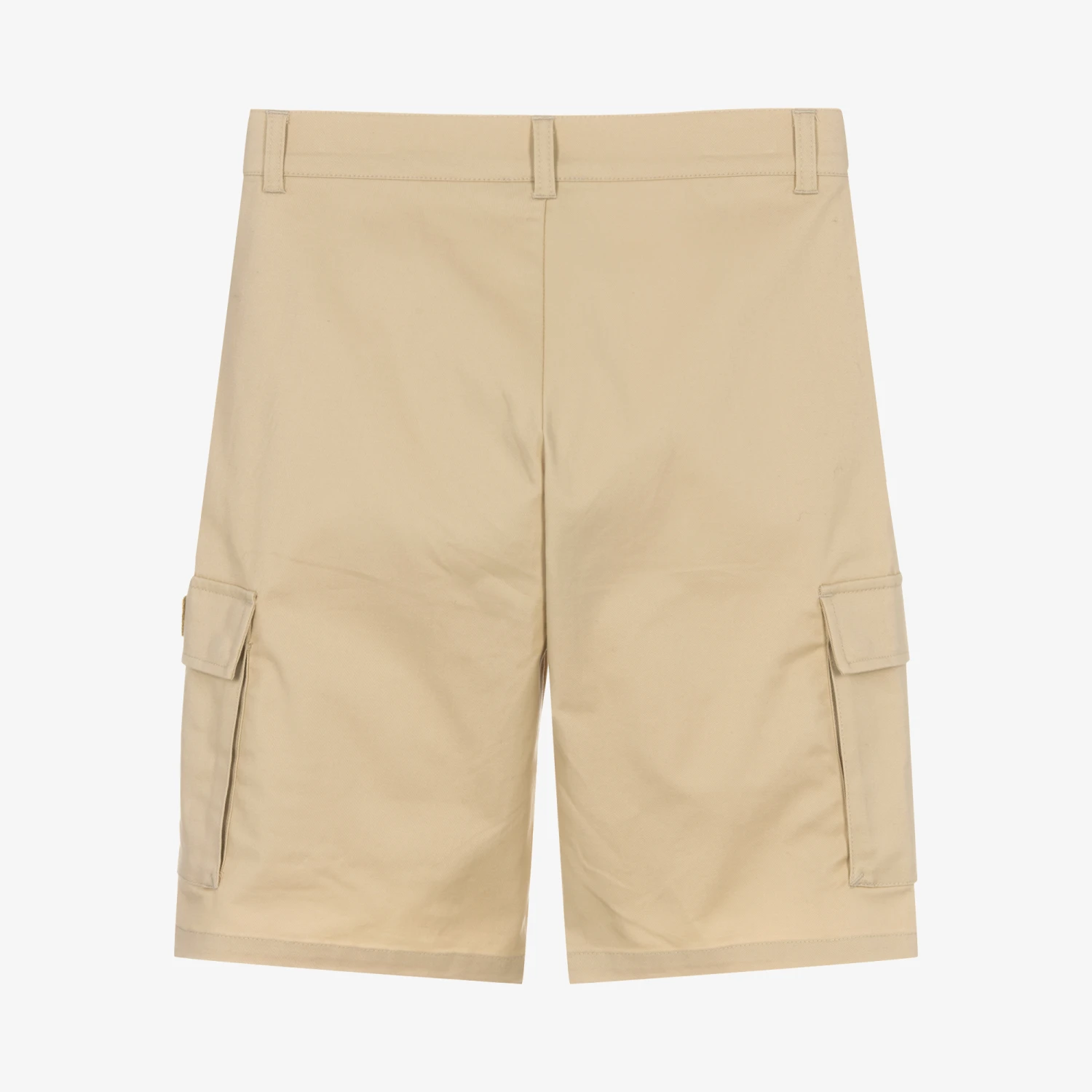 Moschino Kid-Teen Teen Boys Beige Cotton Cargo Logo Shorts 4 Moschino Kid-Teen Teen Boys Beige Cotton Cargo Logo Shorts - Image 2
