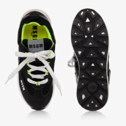 MSGM Teen Black Leather Trainers -Boss Sale Store msgm teen black leather trainers 393856 67d9dbe6d3e2c12e0342d06b0f38cc5aae461902