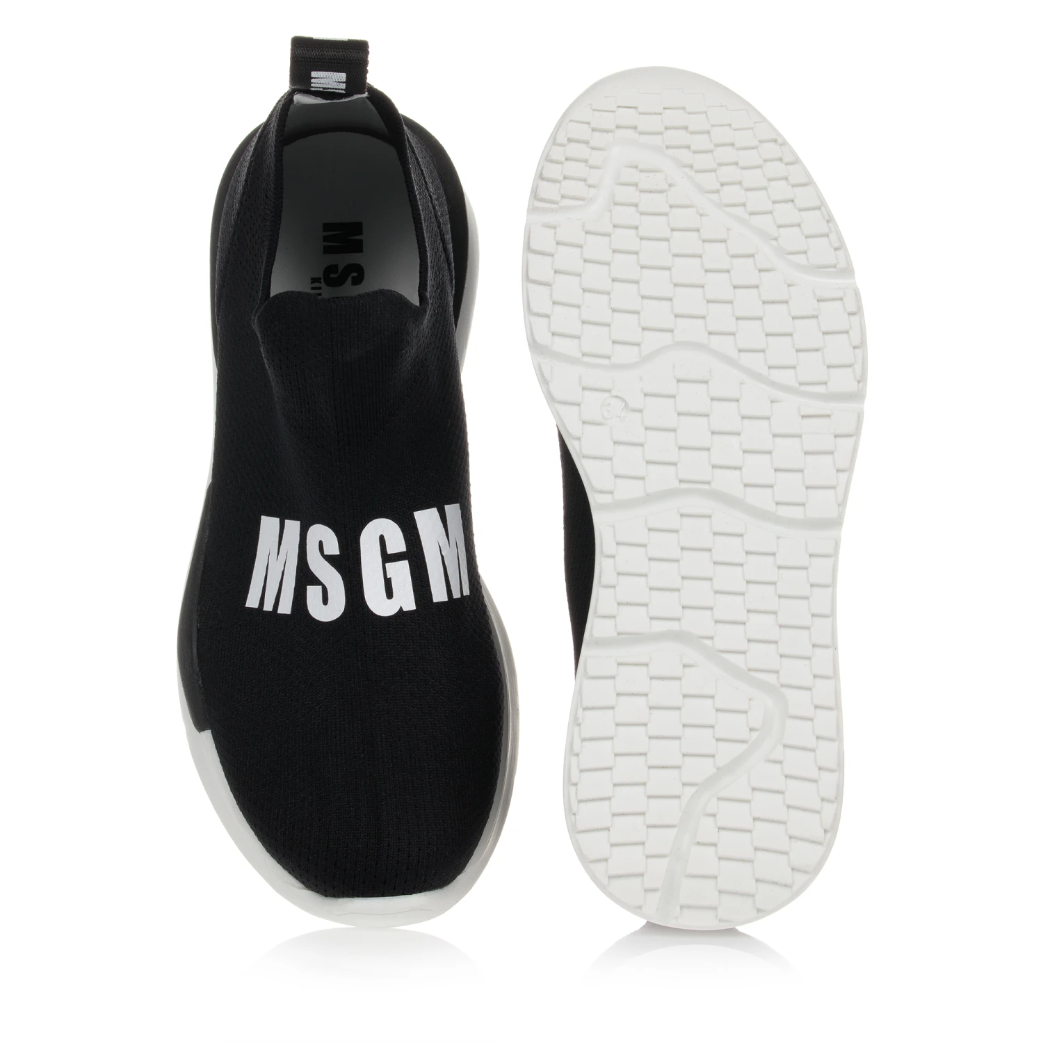 MSGM Teen Black Logo Sock Trainers 5 MSGM Teen Black Logo Sock Trainers - Image 3