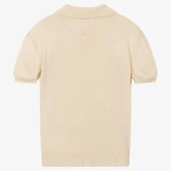 MSGM Teen Boys Beige Knitted Polo Shirt -Boss Sale Store msgm teen boys beige knitted polo shirt 490341 ec38adfa64aacd2883e2c2095c854aa41f0e8d30