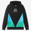MSGM Teen Boys Black Logo Hoodie