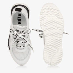 MSGM Teen White Logo Trainers -Boss Sale Store msgm teen white logo trainers 393878 b34c05310a5f6a56812bcc3fbfae3811b817308e