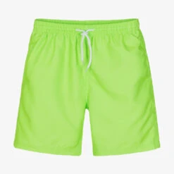 Stella Cove Teen Boys Neon Green Swim Shorts
