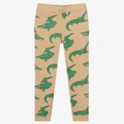 Stella McCartney Kids Teen Beige Crocodile Joggers