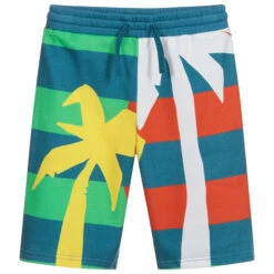 Stella McCartney Kids Teen Blue Striped Shorts