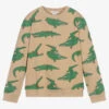 Stella McCartney Kids Teen Boys Beige Sweatshirt