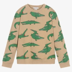 Stella McCartney Kids Teen Boys Beige Sweatshirt