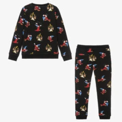 Stella McCartney Kids Teen Boys Black Disney Tracksuit -Boss Sale Store stella mccartney kids teen boys black disney tracksuit 464988 1e2e343fb8e890be5383dbd9ee88c7b448d946c9