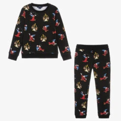 Stella McCartney Kids Teen Boys Black Disney Tracksuit