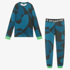 Stella McCartney Kids Teen Boys Blue Base Layer Set