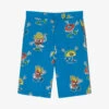 Stella McCartney Kids Teen Boys Blue Printed Cotton Shorts -Boss Sale Store stella mccartney kids teen boys blue printed cotton shorts 488110 9bfe24ec11ed98d6c5cec90049c180a6800984ad