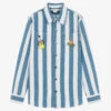 Stella McCartney Kids Teen Boys Blue Striped Denim Shirt -Boss Sale Store stella mccartney kids teen boys blue striped denim shirt 488145 b9fcbd8e72fd7067317eef7f12b6a1793faacc69