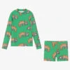 Stella McCartney Kids Teen Boys Green Gecko Swim Set