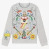 Stella McCartney Kids Teen Boys Grey Funfair Print Sweatshirt