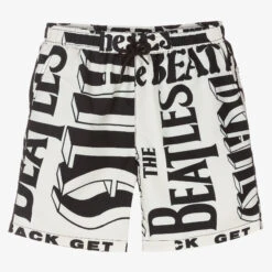 Stella McCartney Kids Teen Boys Ivory Swim Shorts
