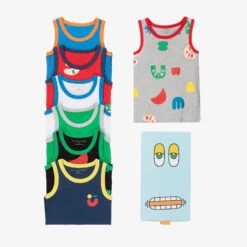 Stella McCartney Kids Teen Boys Vests (7 Pack)