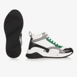 Stella McCartney Kids Teen Boys White & Green High-Top Trainers -Boss Sale Store stella mccartney kids teen boys white green high top trainers 488501 354e4ea3e532c1f531f329ab88598e759f4d6146