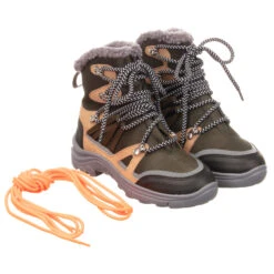 Stella McCartney Kids Teen Green Hiking Boots