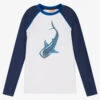 Sunuva Teen Boys White & Blue Shark Swim Top -Boss Sale Store sunuva teen boys white blue shark swim top 489572 d1e2b725bac75b0ced4f667b6861e0e2b0f3e8f0