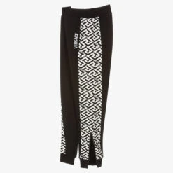 Versace Teen Boys Black Cotton Joggers -Boss Sale Store versace teen boys black cotton joggers 476027 2a8a13adf1f5c7c9eee55abc317875e950927685