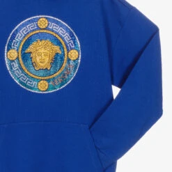 Versace Teen Boys Blue Crystal Medusa Hoodie -Boss Sale Store versace teen boys blue crystal medusa hoodie 513433 ad7afeafe5b949091be1e97f40c5720d9fa4ea92
