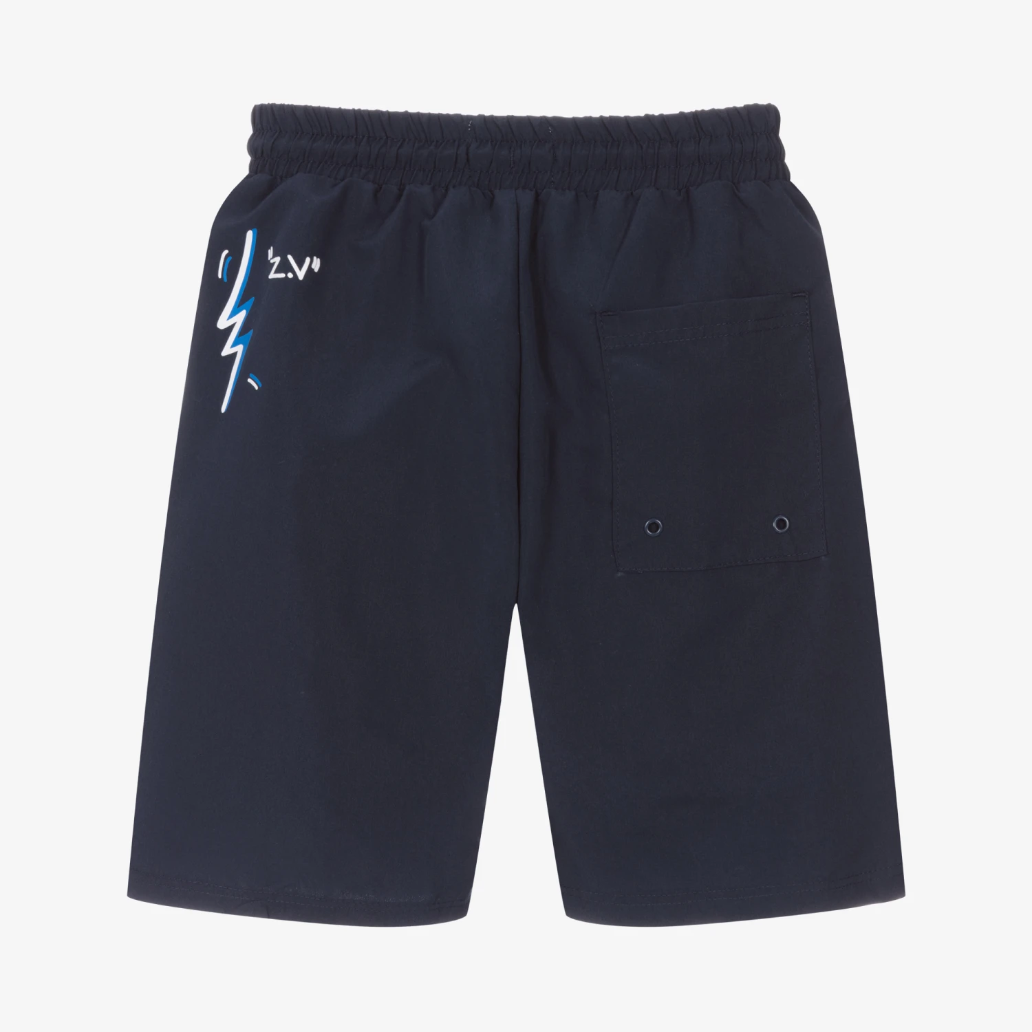 Zadig & Voltaire Zadig&Voltaire Teen Boys Navy Blue Swim Shorts 4 Zadig & Voltaire Zadig&Voltaire Teen Boys Navy Blue Swim Shorts - Image 2